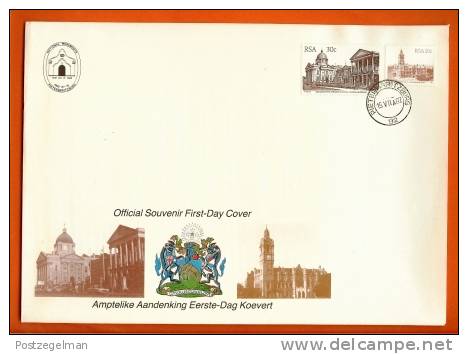 RSA 1982 Cover Pietermaritzburg Buildings - FDC