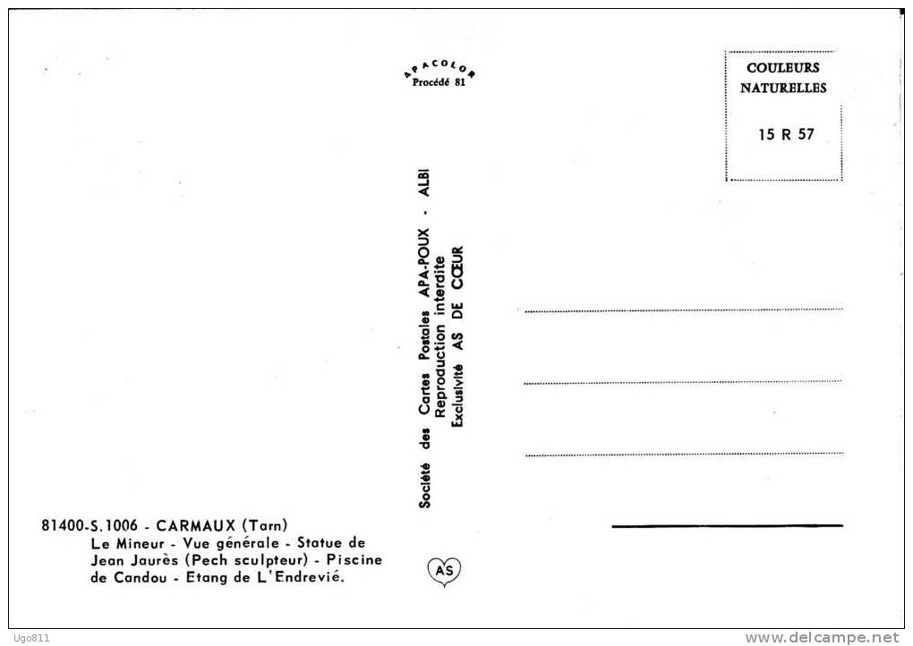 S. 1006 -  CARMAUX  (Tarn)   Vues Multiples - Carmaux