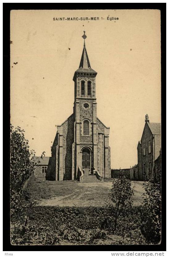 44 Saint-Marc-sur-Mer Saint-Nazaire SAINT-MARC -SUR-MER - L'Eglise Eglise Loire Atlant D44D K44184K C30288C RH003189 - Saint Nazaire