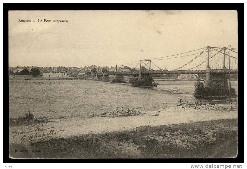 44 Ancenis ANCENIS - Le Pont Atlantique Fleuve Bord De Loire Pont Suspendu D44D K44003K C44003C RH003327 - Ancenis