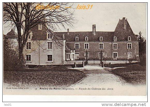 Dép 53 - RF20568 - Meslay Du Maine - Façade Du Château Des Arcis   - état - Meslay Du Maine