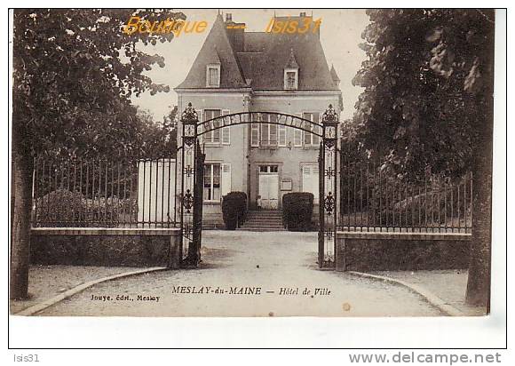 Dép 53 - RF20570 - Meslay Du Maine -  Hôtel De Ville  - état - Meslay Du Maine