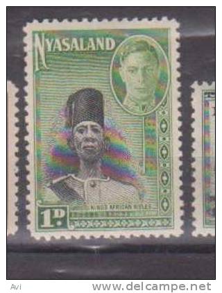 Nyasaland 1945 1d. Kings's African Rifles..MNH. - Nyassaland (1907-1953)