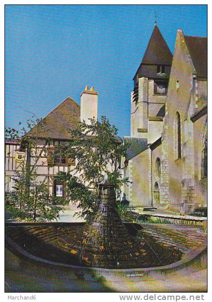 18.CHER.AUBIGNY SUR NERE. ILOT SAINTE ANNE ET EGLISE SAINT MARTIN - Aubigny Sur Nere