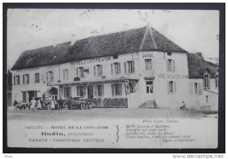 21 Saulieu SAULIEU - HOTEL DE LA COTE-D'OR Budin, Propriétaire Hotel De La Cote D'or B D21D K21584K C21584C RH004409 - Saulieu