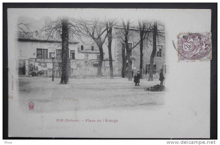 26 Dié DIE (Drôme) - Place L'Evêché Place De L'eveche Mairie Carte Nuage D26D K26113K C26113C RH006312 - Die