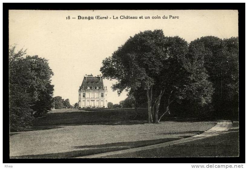 27 18 Dangu (Eure) - Le Château Et Un Coin Du Parc Chateau D27D K27284K C27199C RH007231 - Autres & Non Classés