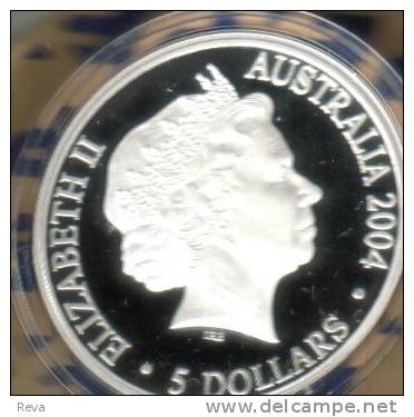 AUSTRALIA $5  200 YEARS OF TASMANIA  SHIP 1  YEAR TYPE PROOF SILVER  NOT RELEASED  MINT READ DESCRIPTION CAREFULLY !!! - Other & Unclassified