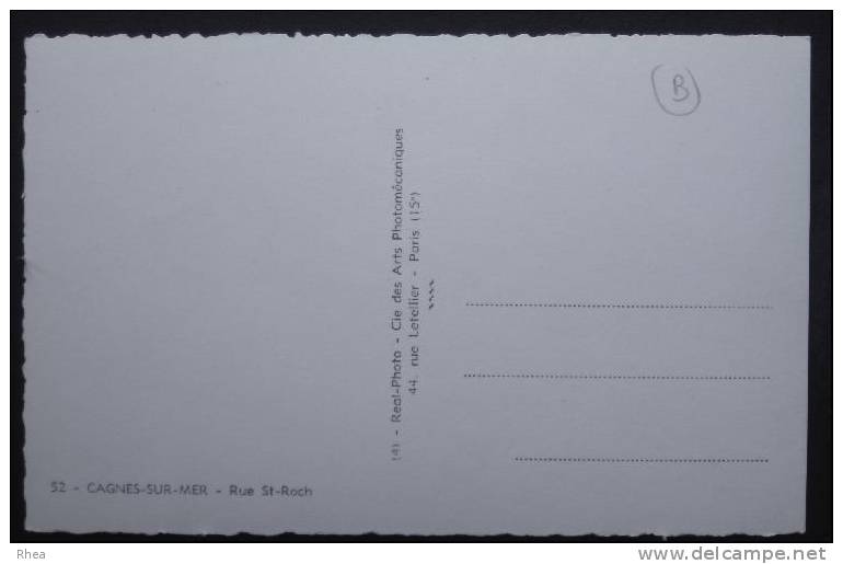 06 Cagnes-sur-Mer 52 CAGNES-SUR-MER - Rue St-Roch Rue Saint Roch D06D C06027C RH011786 - Cagnes-sur-Mer