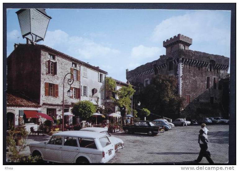 06 Cagnes-sur-Mer CAGNES-SUR-MER 1 - La Place Et Le Ch?teau Place Du Chateau Voiture 1960 D06D C06027C RH011807 - Cagnes-sur-Mer