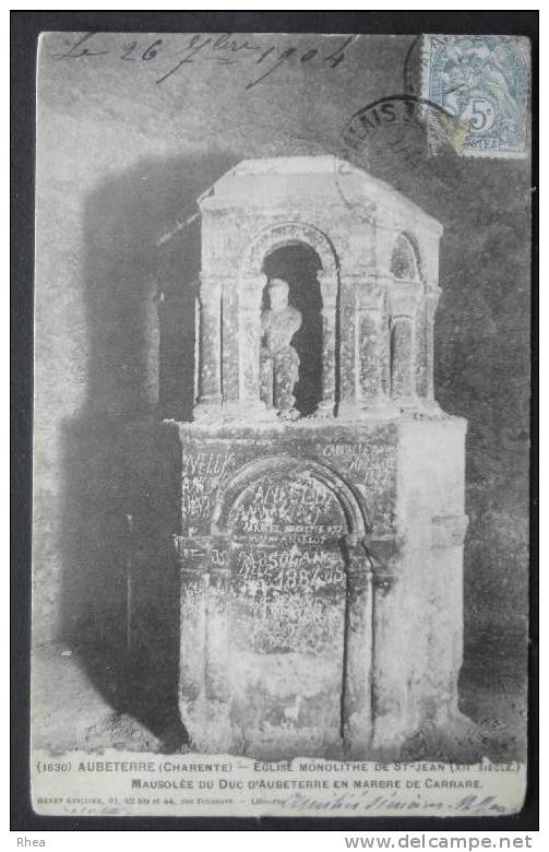 16 Aubeterre-sur-Dronne (1630) AUBETERRE (Charente) - Eglise Monolithe De St-Jean... I D16D K16020K C16020C RH014101 - Autres & Non Classés