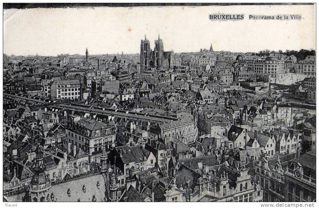 6528   Belgio  Bruxelles  Panorama  De La Ville  NV  (scritta) - Viste Panoramiche, Panorama