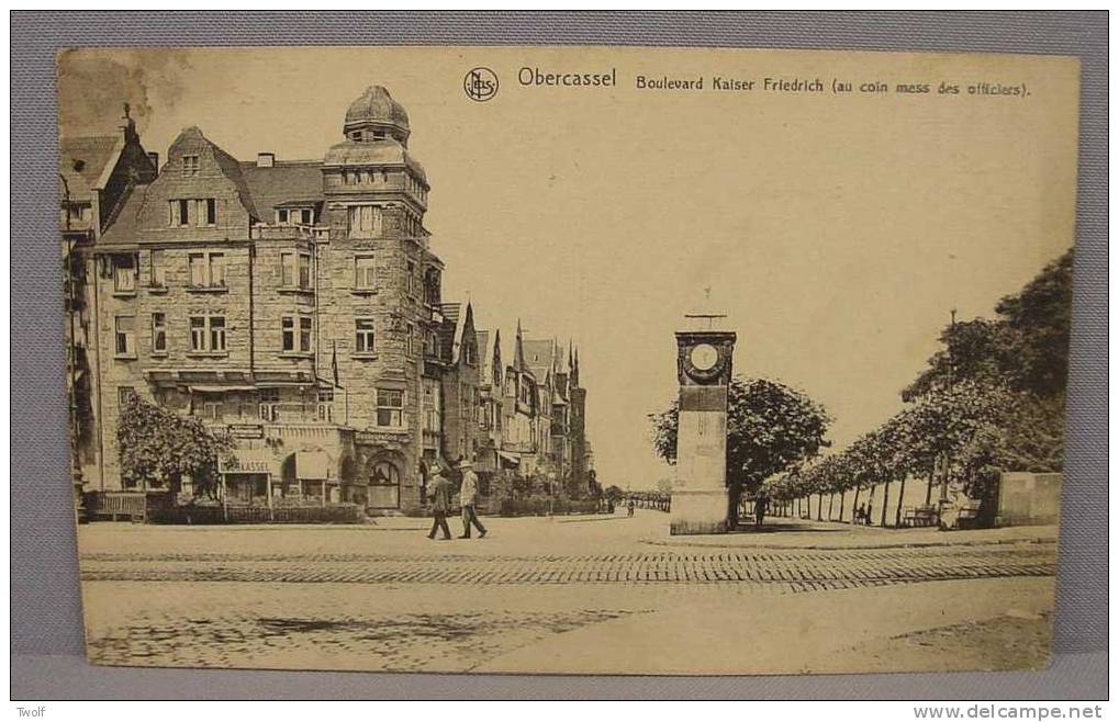 Obercassel - Boulevard Kaiser Friedrich (au Coin Mess Des Officiers) - Ern. Thill, Bruxelles - Kassel