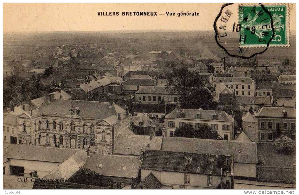 CPA VILLERS-BRETONNEUX 80 - Vue Générale - Villers Bretonneux