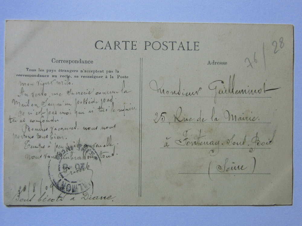 CPA 76 - COLLEVILLE - Intérieur De La Sucrerie - Top Qualité !! 1909 Pour Fontenay Sous Bois - Yport