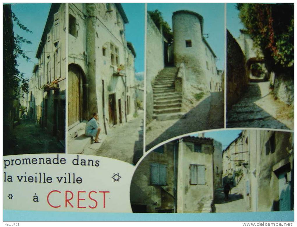 V4-26-drome-crest-la Vieille Ville-multivues - Crest