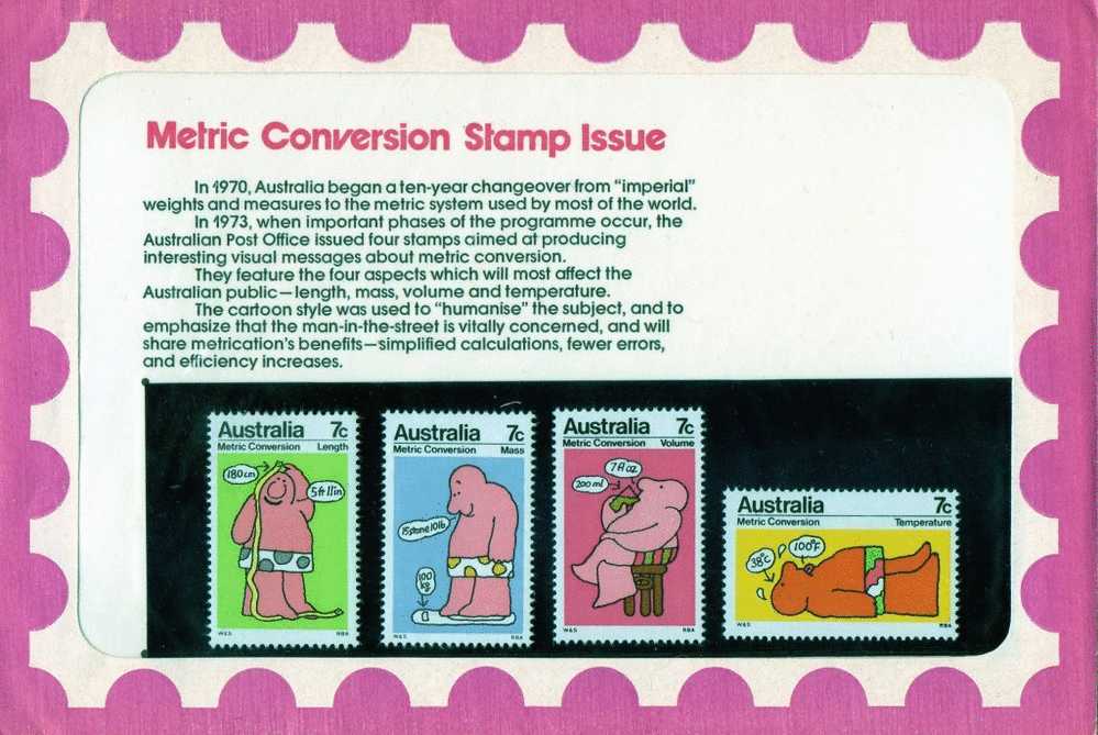 Australia 1973 Metric Conversion Presentation Pack - Ungebraucht