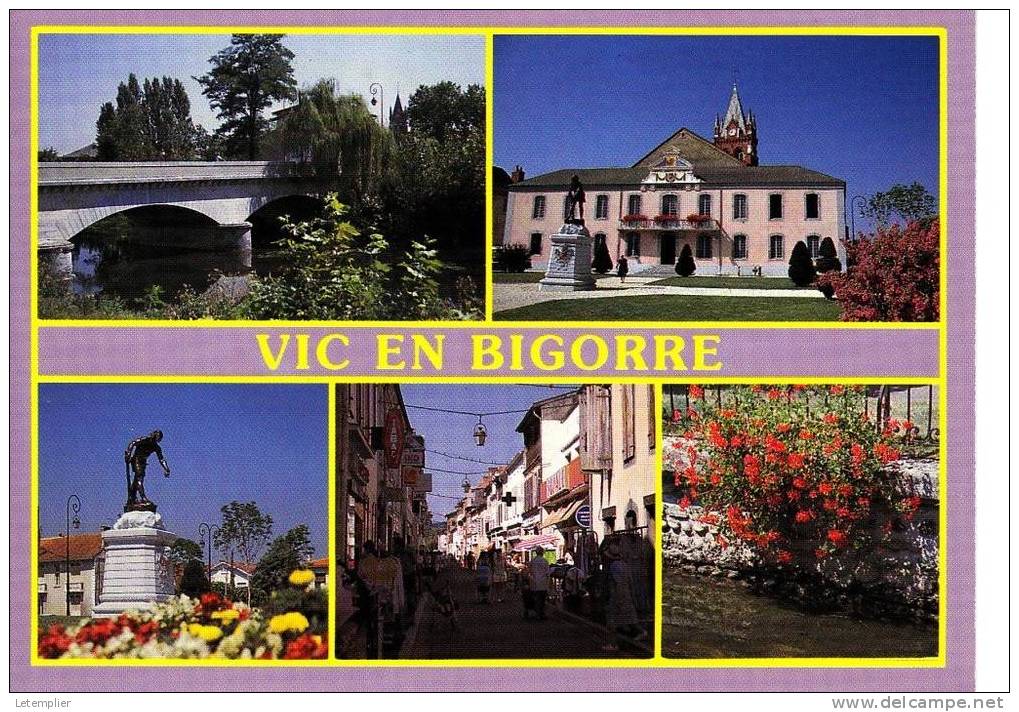CARTE MODERNE  HAUTES  PYRENEES - Vic Sur Bigorre