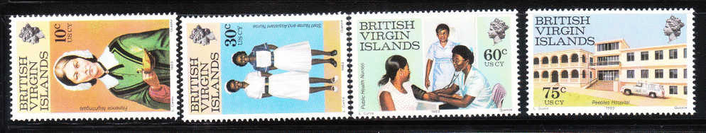 Virgin Islands 1983 Nursing Week Florence Nightingale Hospital MNH - Britse Maagdeneilanden