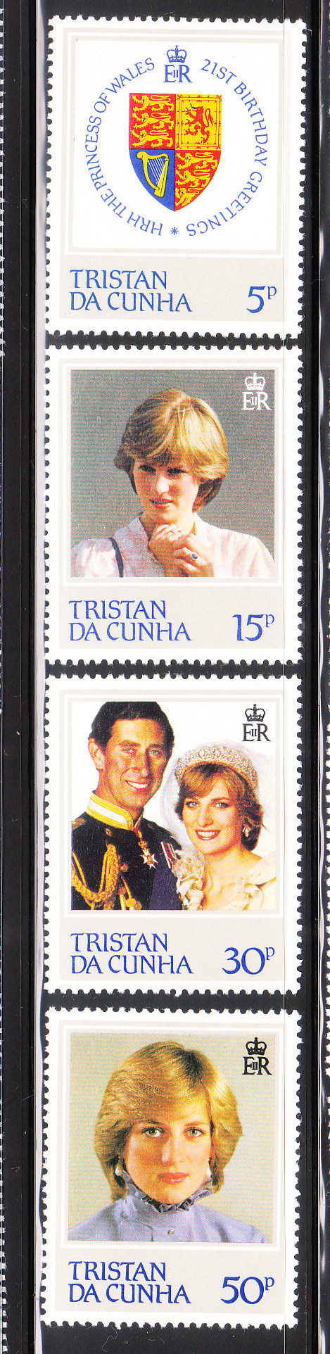 Tristan Da Cunha 1982 Princess Diana Issue Omnibus MNH - Tristan Da Cunha