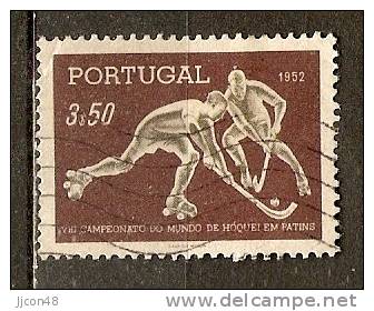 Portugal  1952 World Rollerskate Hockey Championship  3.50  (o) Mi.781 - Oblitérés