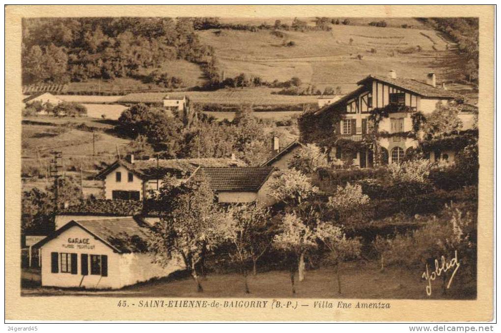 CPSM SAINT ETIENNE DE BAIGORRY (Pyrénées Atlantiques) - Villa Ene Amentza - Saint Etienne De Baigorry