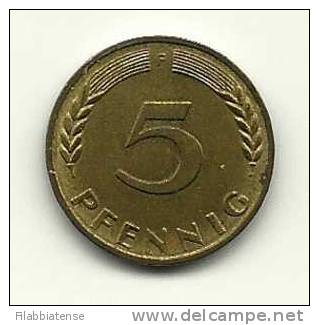 1966 - Germania 5 Pfenning F ---- - 5 Pfennig