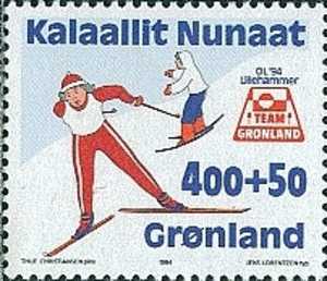 AT0499 Greenland 1994 Winter Olympics 1v MNH - Winter 1994: Lillehammer