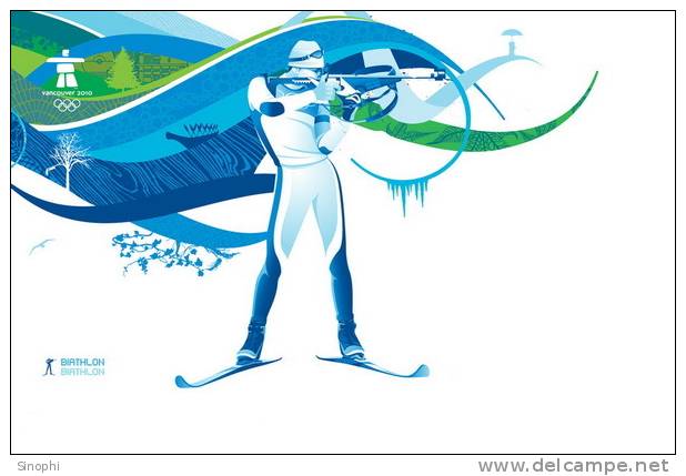 B06-05^^   2010 Vancouver Winter Olympic Games  , ( Postal Stationery , Articles Postaux ) - Hiver 2010: Vancouver