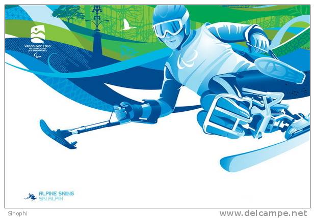 B06-07^^   2010 Vancouver Winter Olympic Games  , ( Postal Stationery , Articles Postaux ) - Hiver 2010: Vancouver