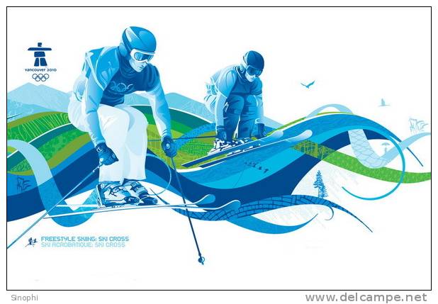 B06-08^^   2010 Vancouver Winter Olympic Games  , ( Postal Stationery , Articles Postaux ) - Winter 2010: Vancouver