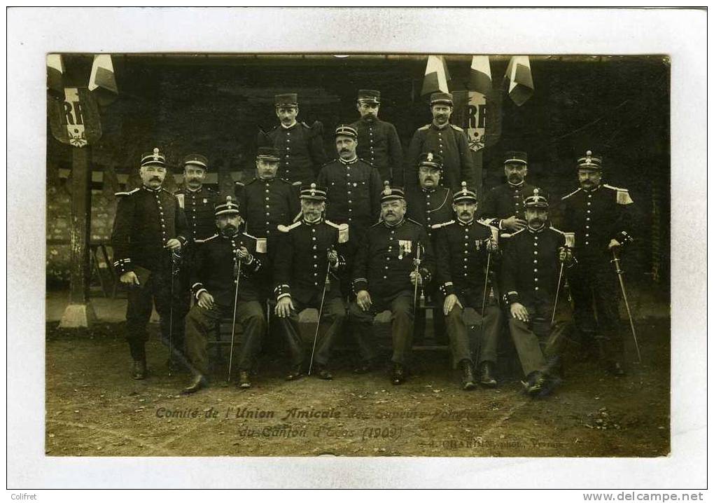 27 - Ecos      Comité De L'Union Amicale Des Sapeurs-Pompiers Du Canton D'Ecos (1909) - Other & Unclassified