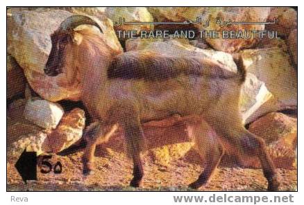 OMAN  5 R RARE & BEAUTIFULL  WILD  GOAT  ANIMAL  ANIMALS  GPT  SPECIAL PRICE !!READ DESCRIPTION !! - Oman