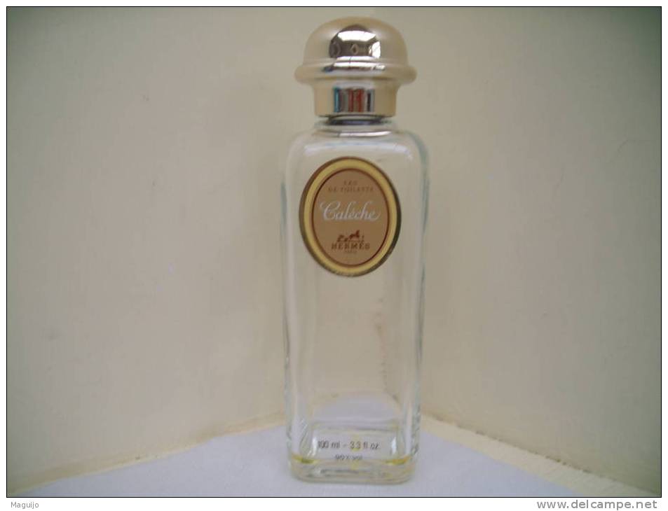 HERMES " CALECHE" FLACON ( PAS VAPO) 100 ML VIDE   LIRE !!! - Mignon Di Profumo Donna (senza Box)