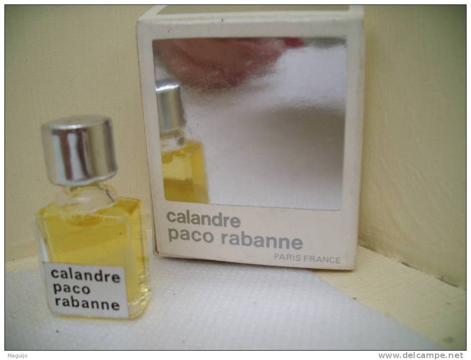 PACO RABANNE " CALANDRE" HYPER MINI  1 ML ASSEZ  RARE AVEC BOITE LIRE !!! - Miniatures Womens' Fragrances (in Box)