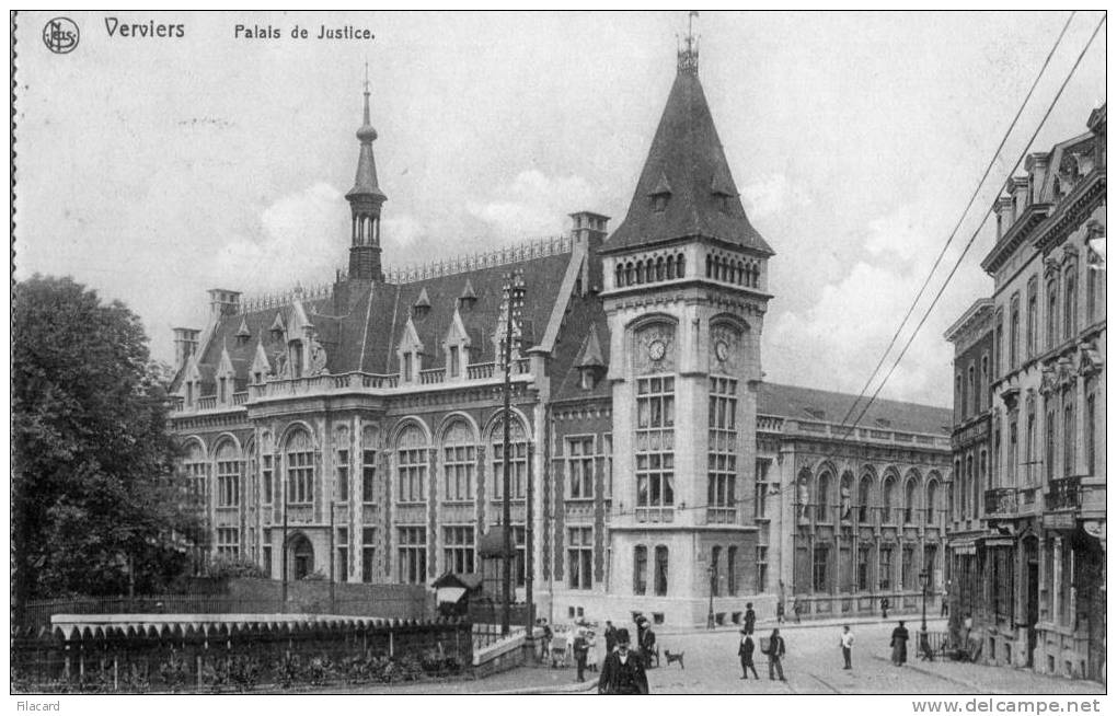 6621      Belgio  Verviers  Palais  De Justice  VG  1911 - Verviers