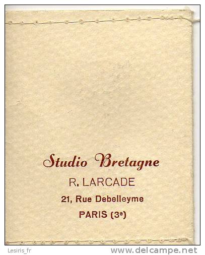 POCHETTE VIDE POUR PHOTOS D'IDENTITE - STUDIO BRETAGNE - R. LARCADE - PARIS - Zubehör & Material