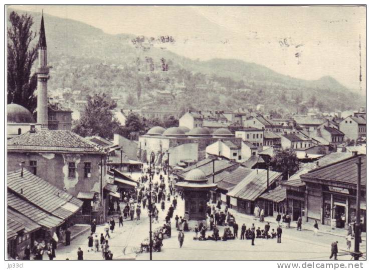 Sarajevo - Place Du Marché (1958) - Yougoslavie