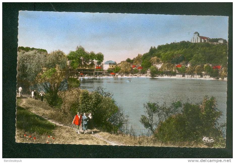 CPSM - Dun Sur Meuse (55) - Le Lac Vert - Vue Générale ( Animée COMBIER CIM 10 Format CPA) - Dun Sur Meuse