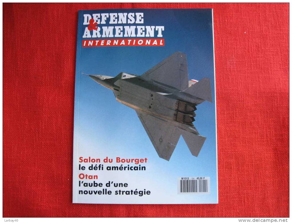 Defense Et Armement Heracles  N° 104 : Salon Du Bourget Le Defi Américain - Waffen