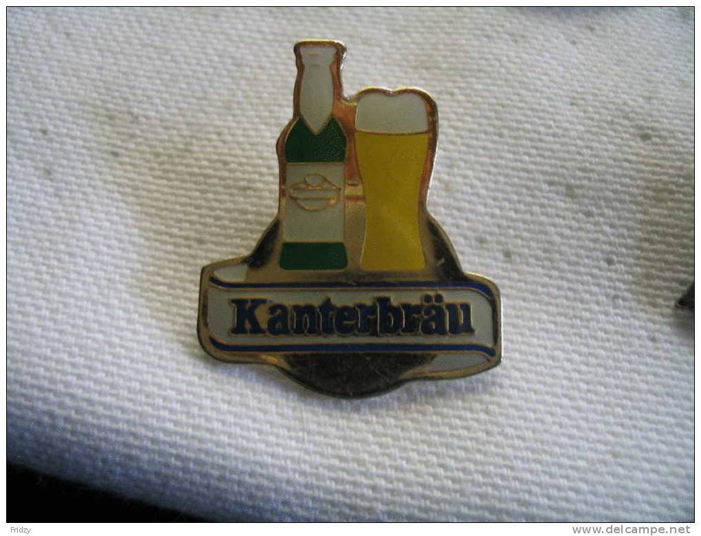 Pin´s Biere KANTERBRAU Bouteille + Verre - Beer