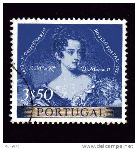 Portugal N°801 Oblitéré Portrait De La Reine Dona Maria II - Used Stamps