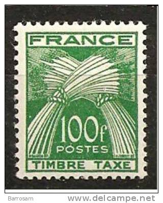 France1946-55: TimbreTaxe Yvert89 Mh* - 1859-1959 Mint/hinged