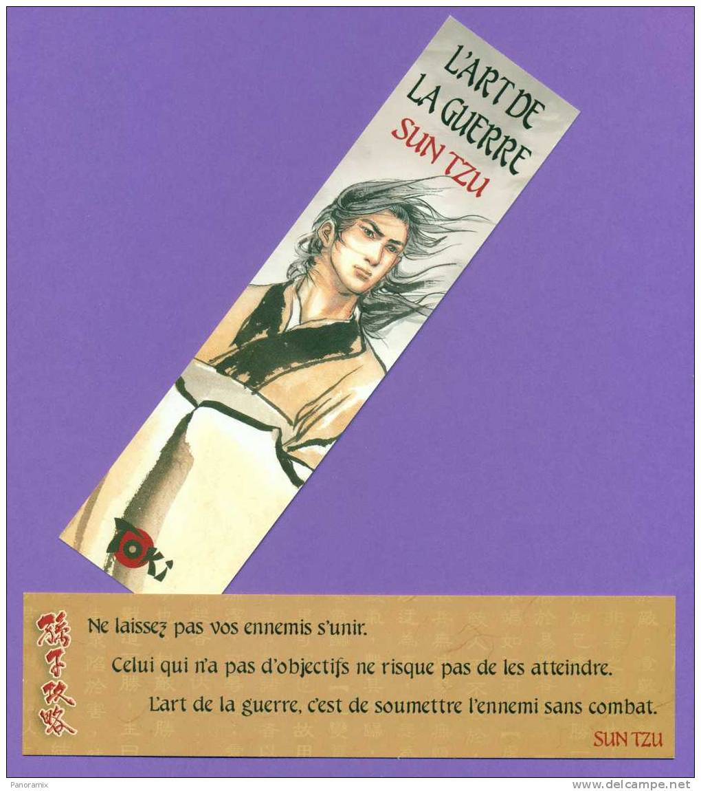 Toki   Sun  Tzu  «  L´ Art  De  La  Guerre  »   5 X 18  Cm - Bookmarks