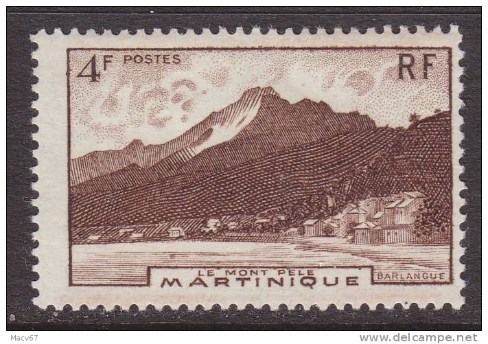 Martinique  226   *  MOUNTAIN PELE - Unused Stamps