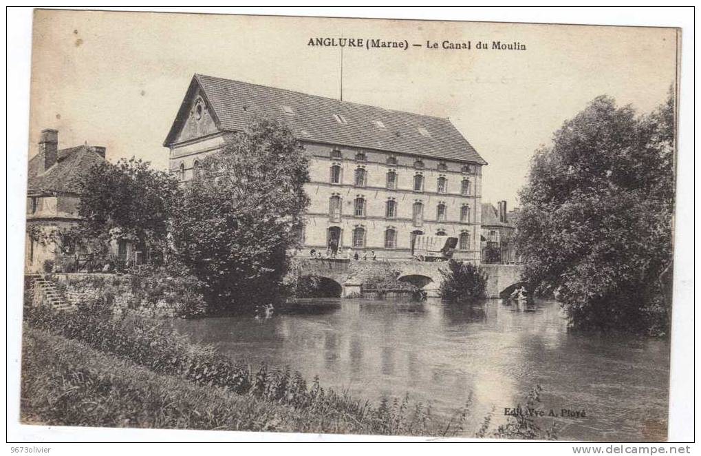 51 - ANGLURE - LE CANAL DU MOULIN - Anglure