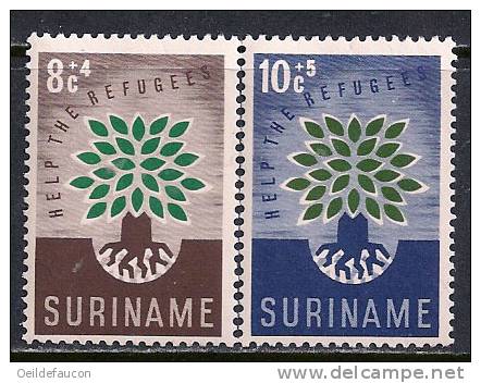 SURINAM - Yvert - 332/33** - Cote 1 € - Refugees