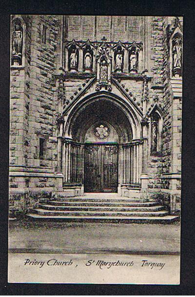 RB 602 - Early Postcard Priory Church St Marychurch Torquay Devon - Torquay