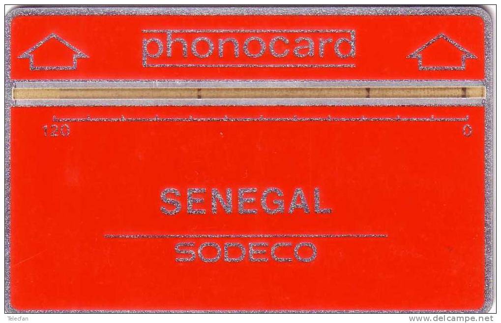 SENEGAL LANDIS ET GYR SODECO ROUGE N°1 120U N°0046..... UT TRES VERY RARE - Sénégal