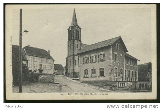 67 DRULINGEN / L'église / - Drulingen